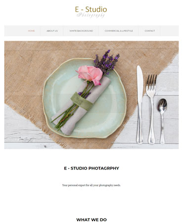 eStudio Photography Website